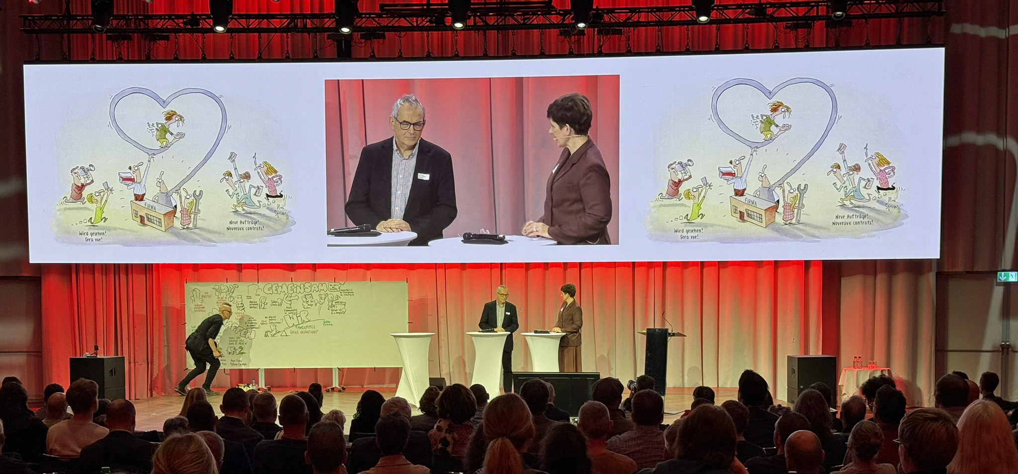 mpression de l'événement des employeurs de l'Office AI Canton de Berne en janvier 2025.